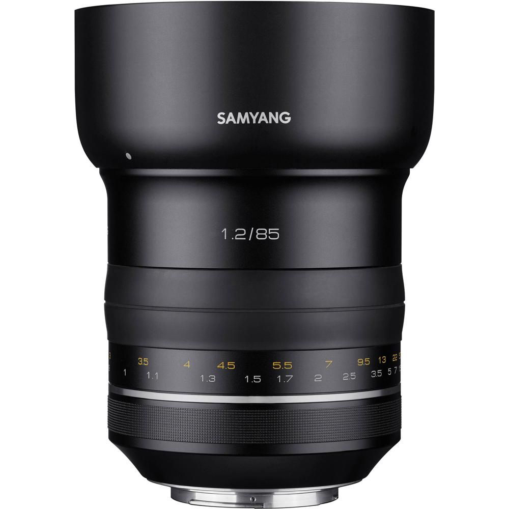 Samyang XP 85mm f/1.2 Lente para Canon EF - Abertura f/1.2, Diseño Óptico Avanzado, Enfo