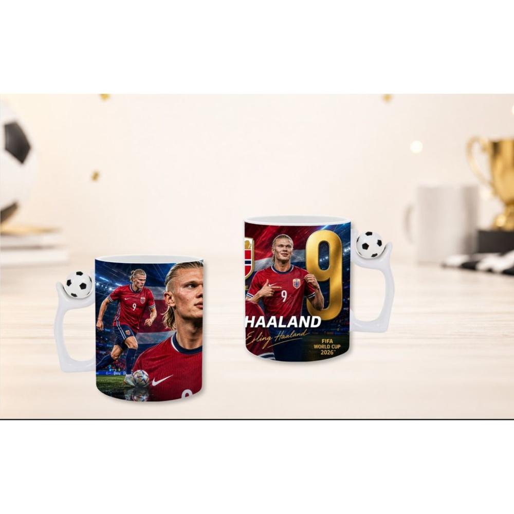 TAZA MUNDIAL DEL FUTBOL, DIA DEL PADRE, 11 OZ, HAALAND