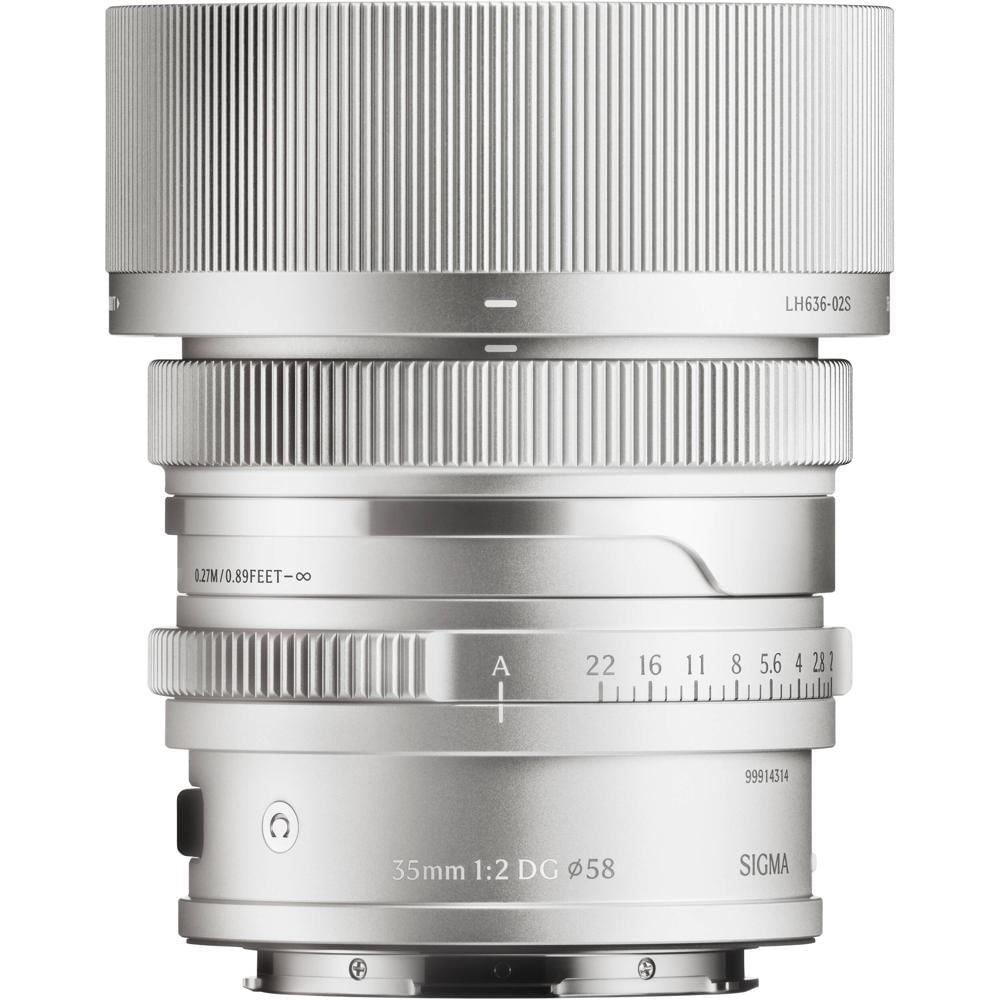 Sigma 35mm f/2 DG Contemporary Lente Prime - L-Mount, Compact y Resistente al Agua