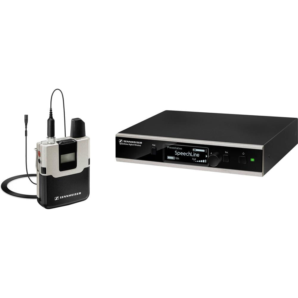 Sennheiser SpeechLine SL Lavalier Set DW-4-US R - Micrófono Inalámbrico con Kit de Monta