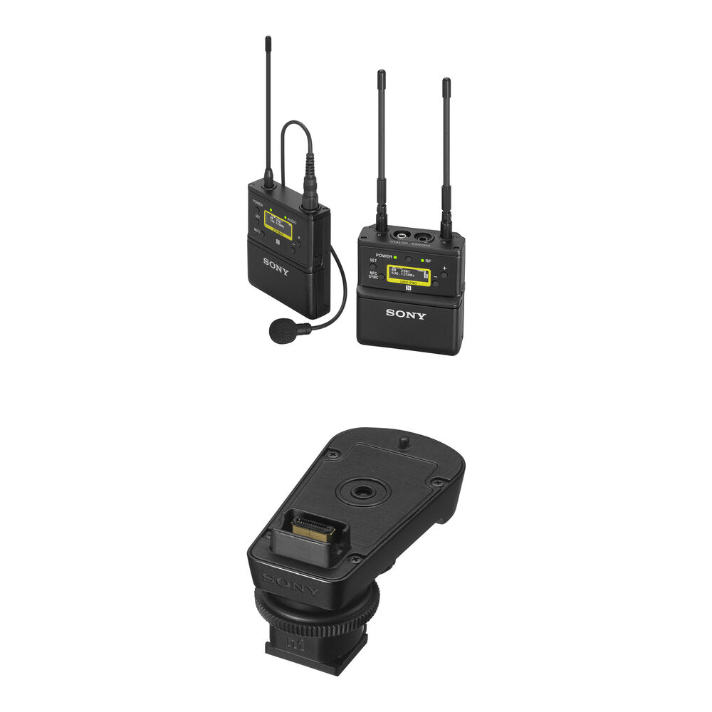 Sony UWP-D21 Kit de Micrófono Lavalier Inalámbrico para Cámara con Adaptador Digital MI