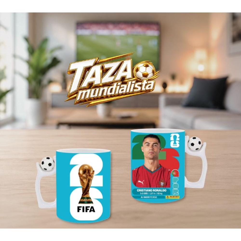 TAZA MUNDIAL DEL FUTBOL, DIA DEL PADRE, 11 OZ, CR7