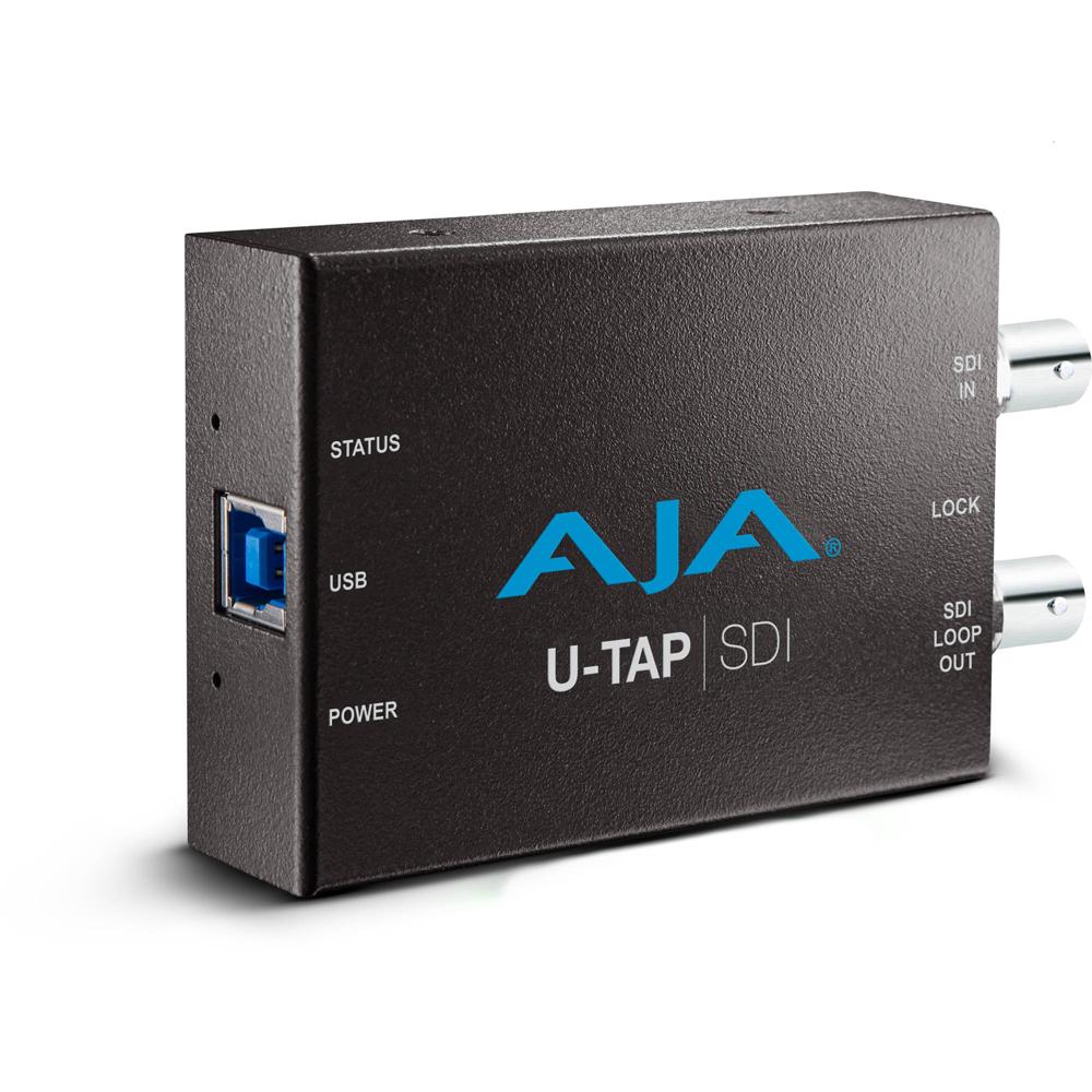 AJA U-TAP USB 3.0 (3.2 Gen 1) Dispositivo de Captura SDI - Entrada y Salida 3G-SDI, Compat