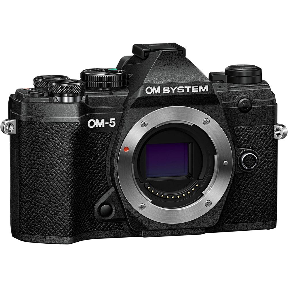 OM SYSTEM Cámara Mirrorless OM-5 20.4MP con Estabilización de Imagen de 5 Ejes y Grabaci