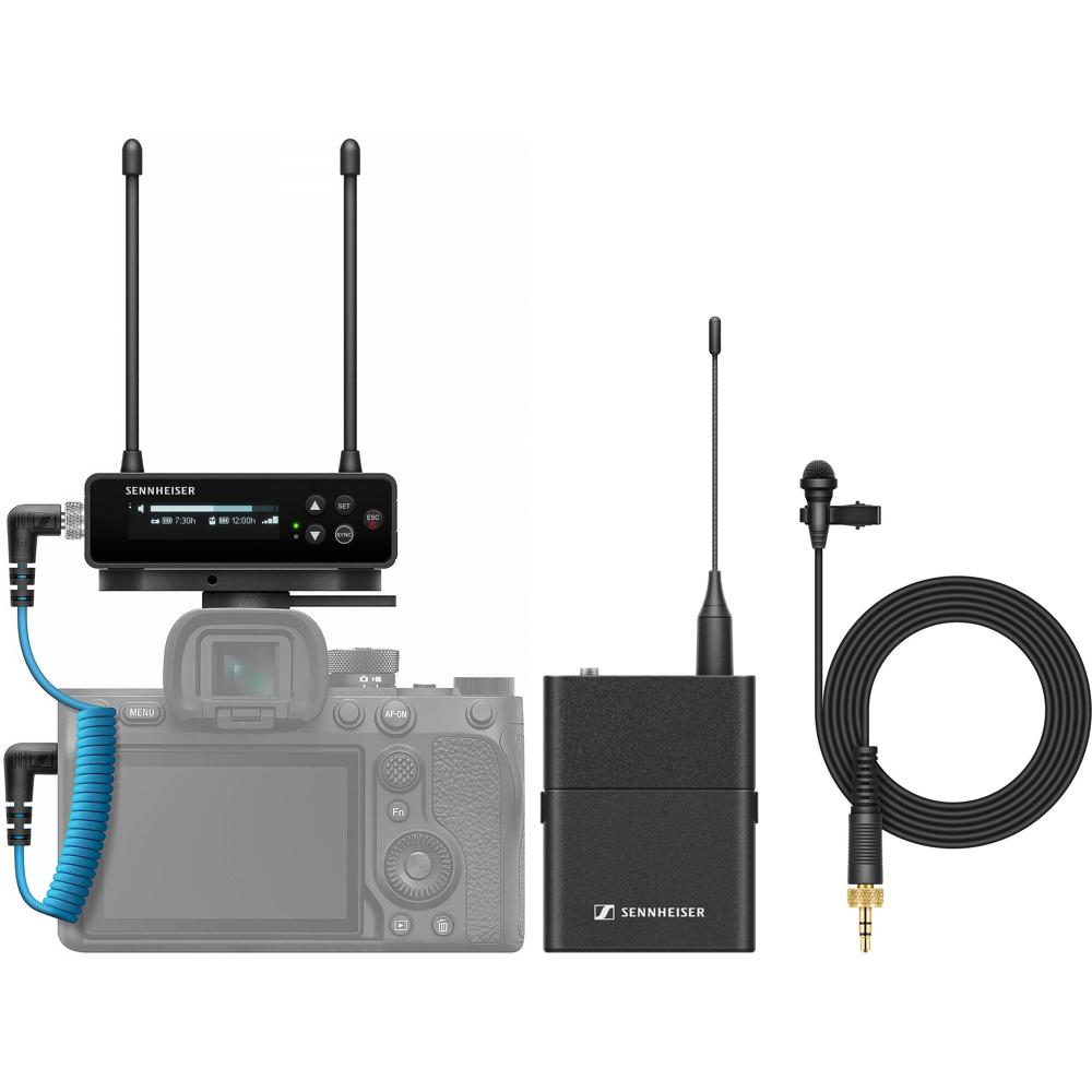 Sennheiser EW-DP ME 2 SET Sistema de Micrófono Inalámbrico Digital para Cámara con Micr