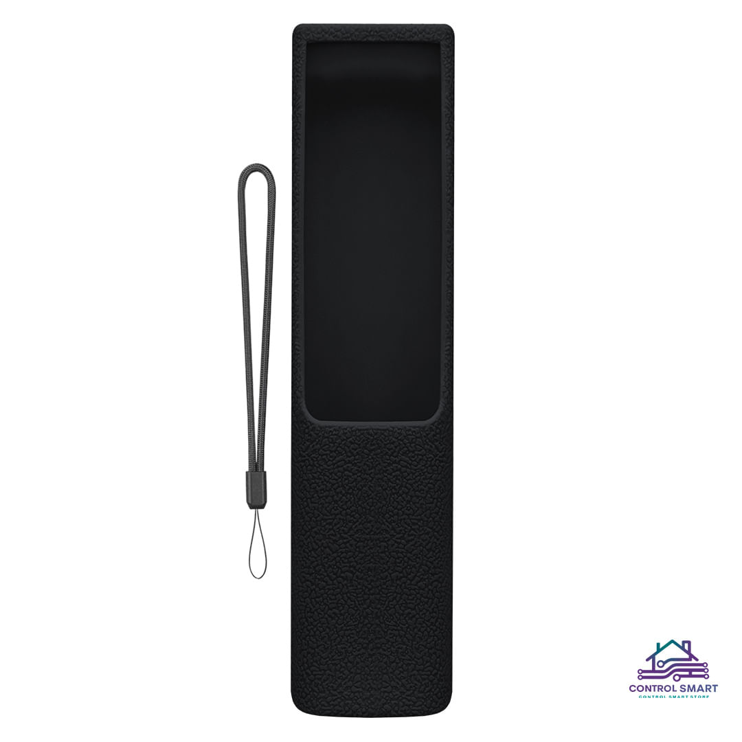 Funda Protector De Silicona Control Samsung Qled - Negro