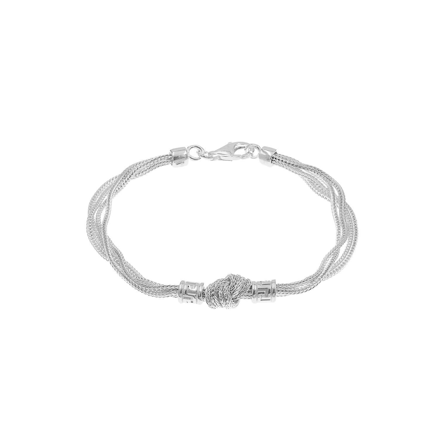 Pulsera Plata 925 Knots Hombre Baliq