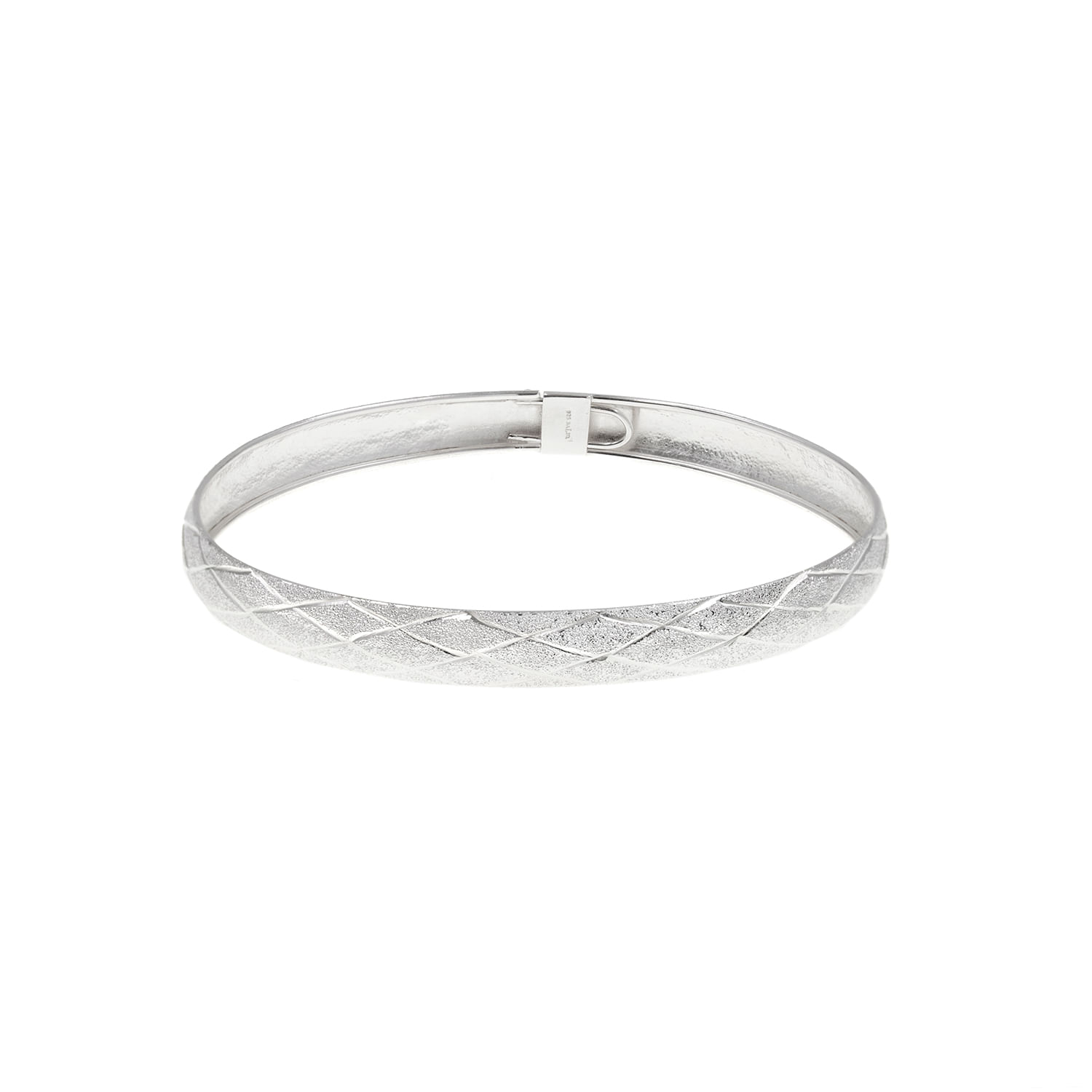 Bangle Plata 925 Oval Mujer Baliq