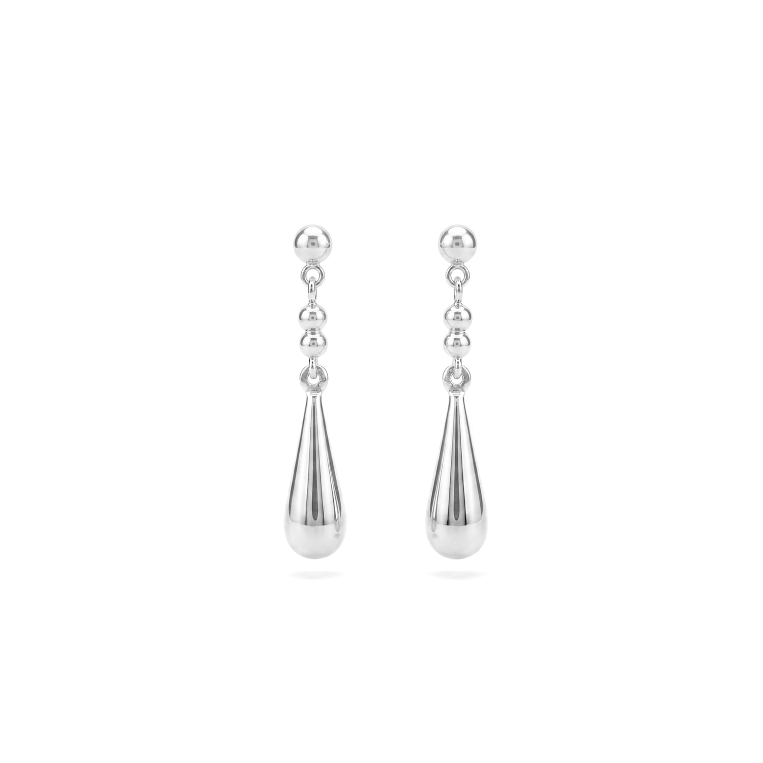 Aretes Plata 925 Gota Drops Mujer Baliq