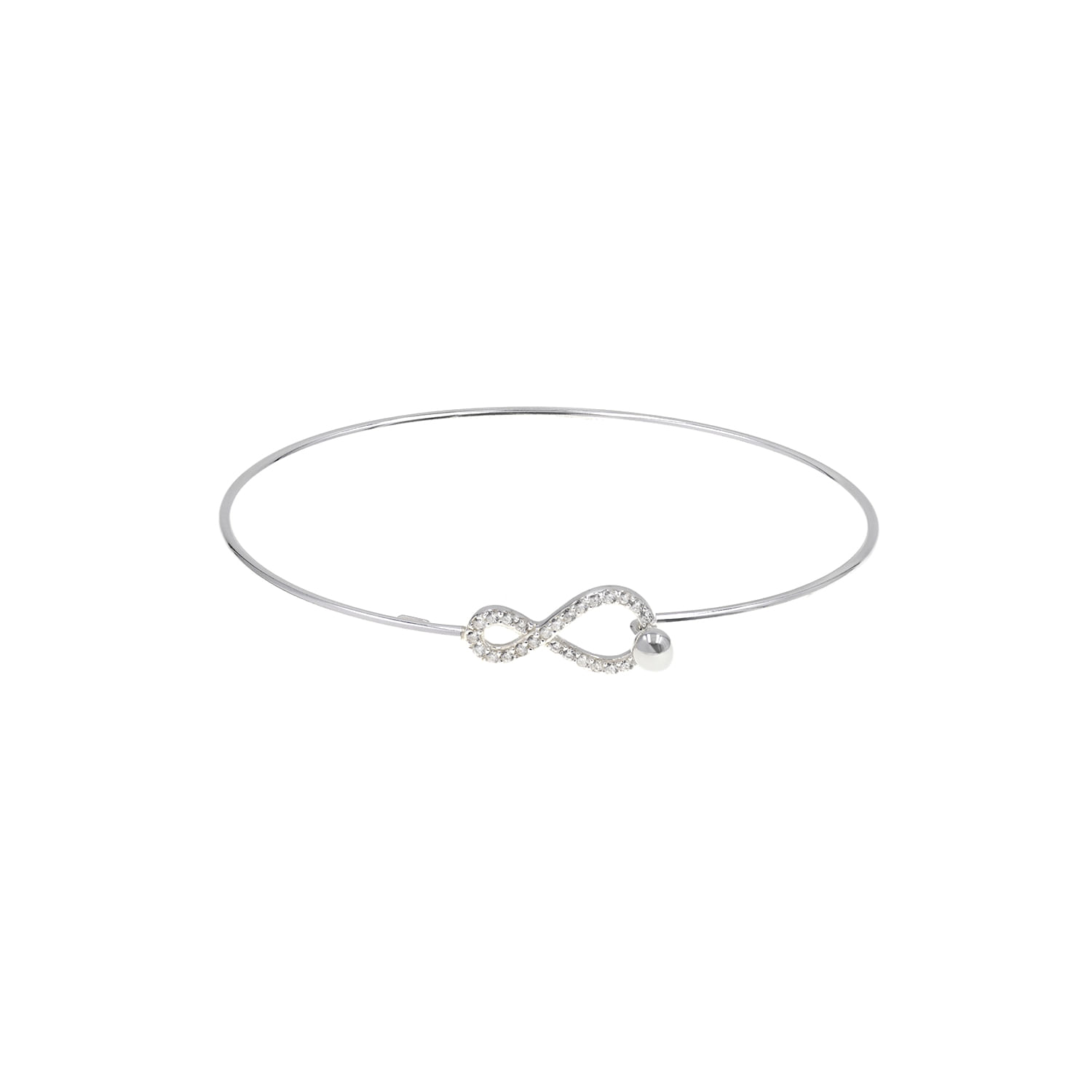 Bangle Plata 925 Infinito Mujer Baliq