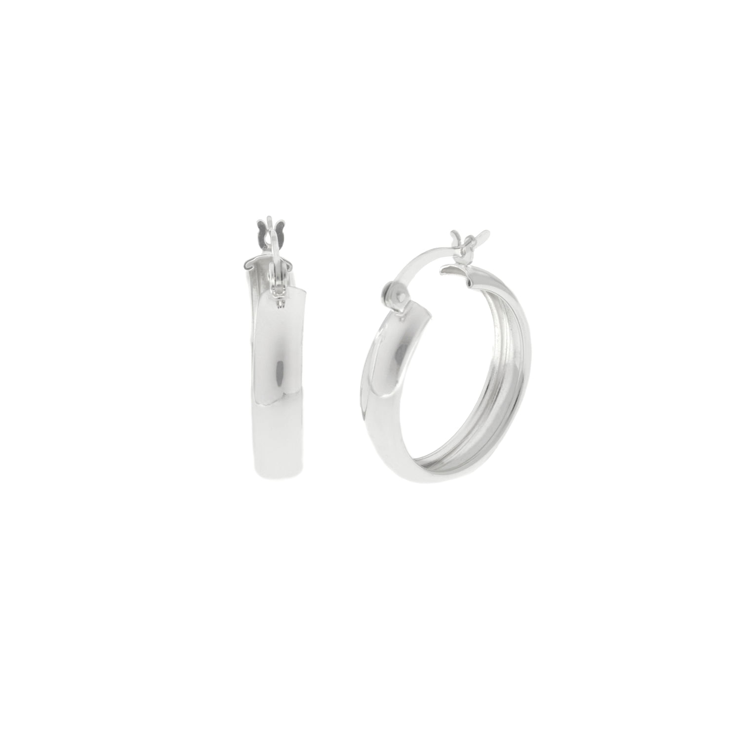 Argollas Plata 925 Llana Mujer Baliq