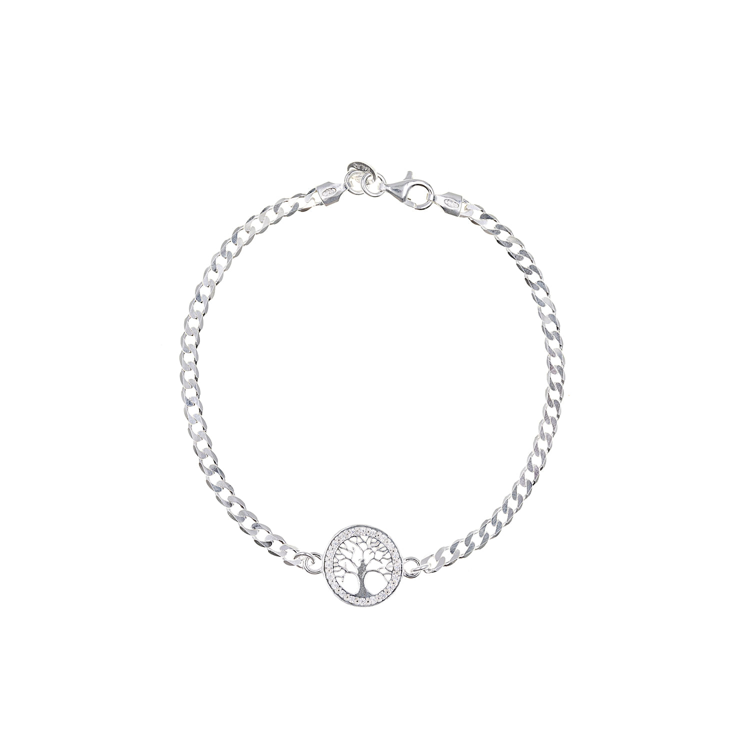 Pulsera Plata 925 Lomo Árbol De La Vida Mujer Baliq