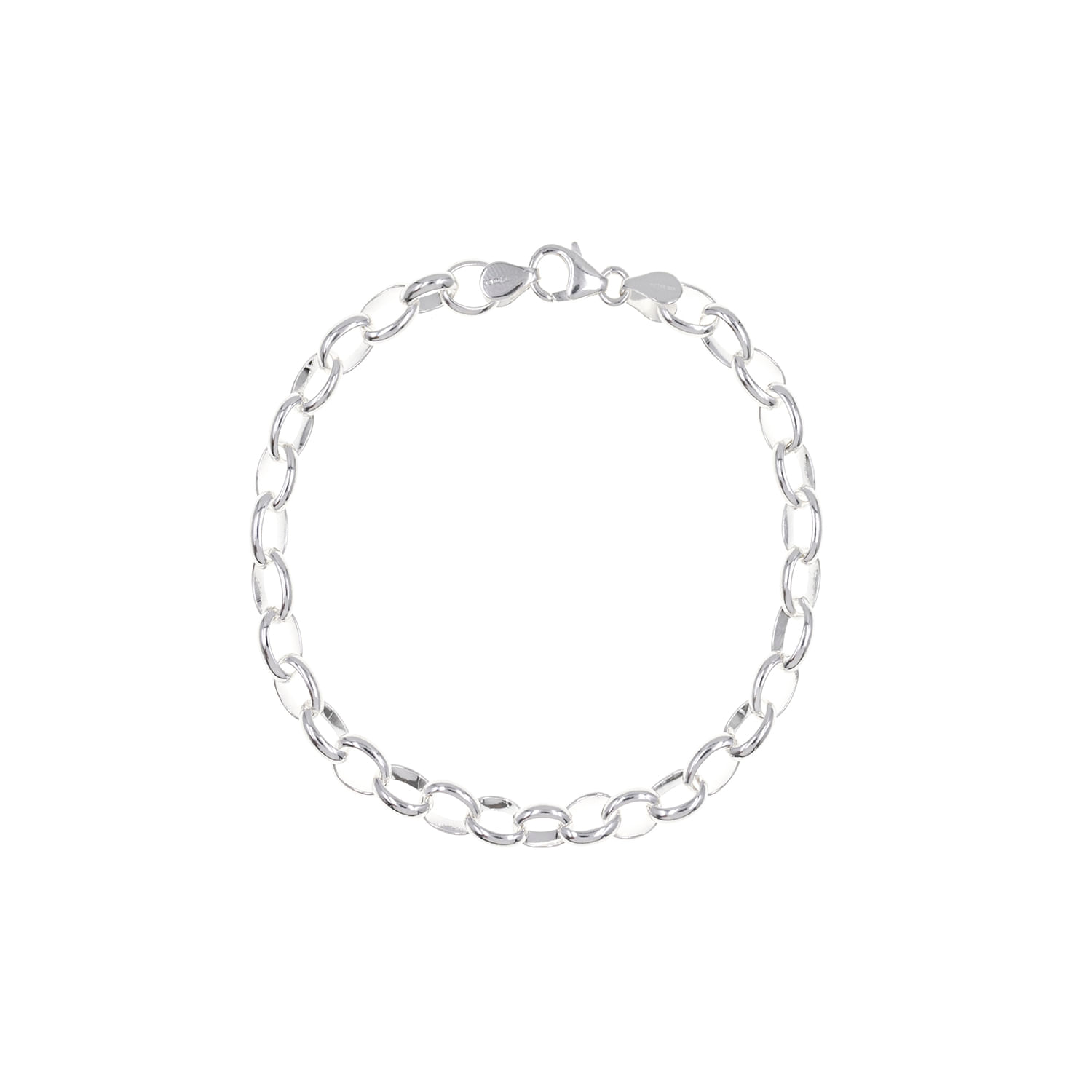 Pulsera Plata 925 Eslabones Mujer Baliq