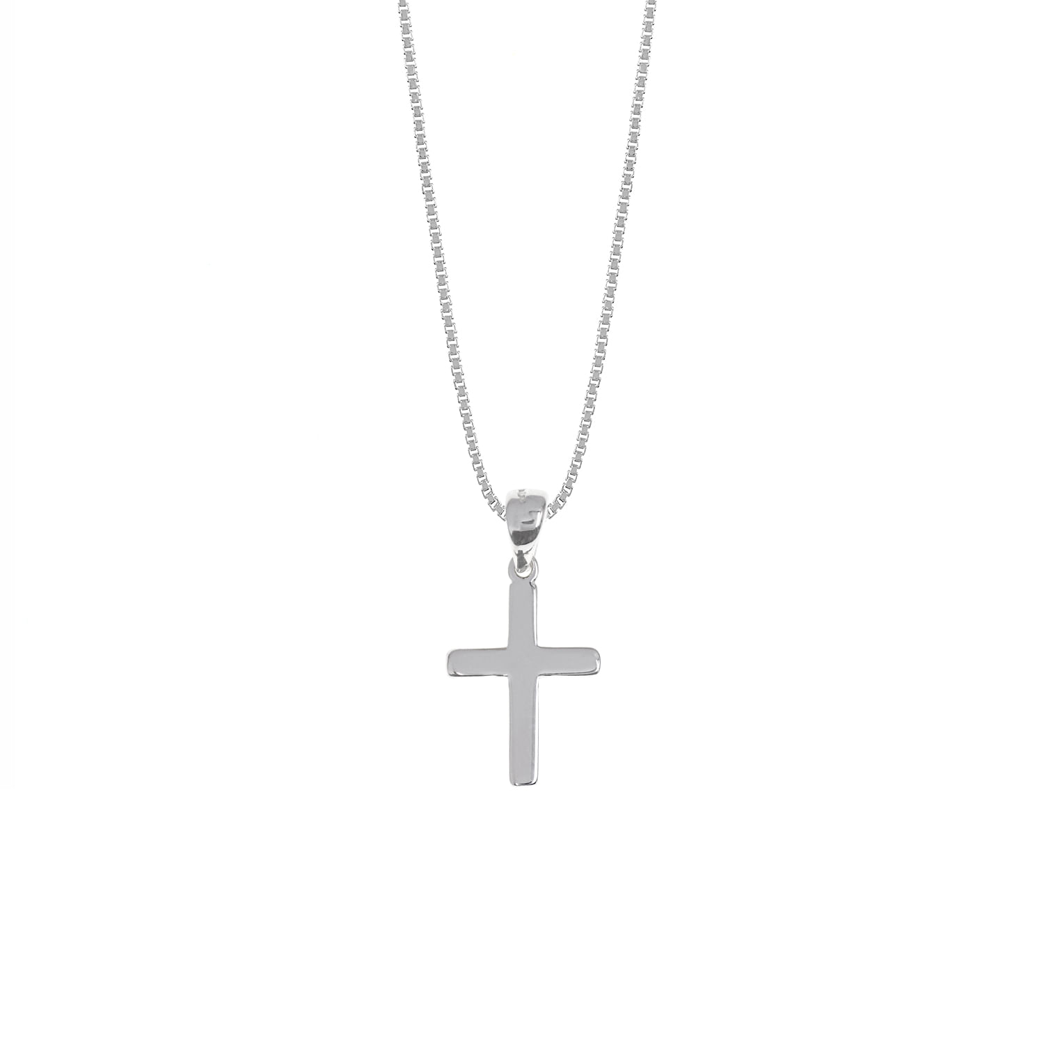 Collar Plata 925 Cruz Mujer Baliq