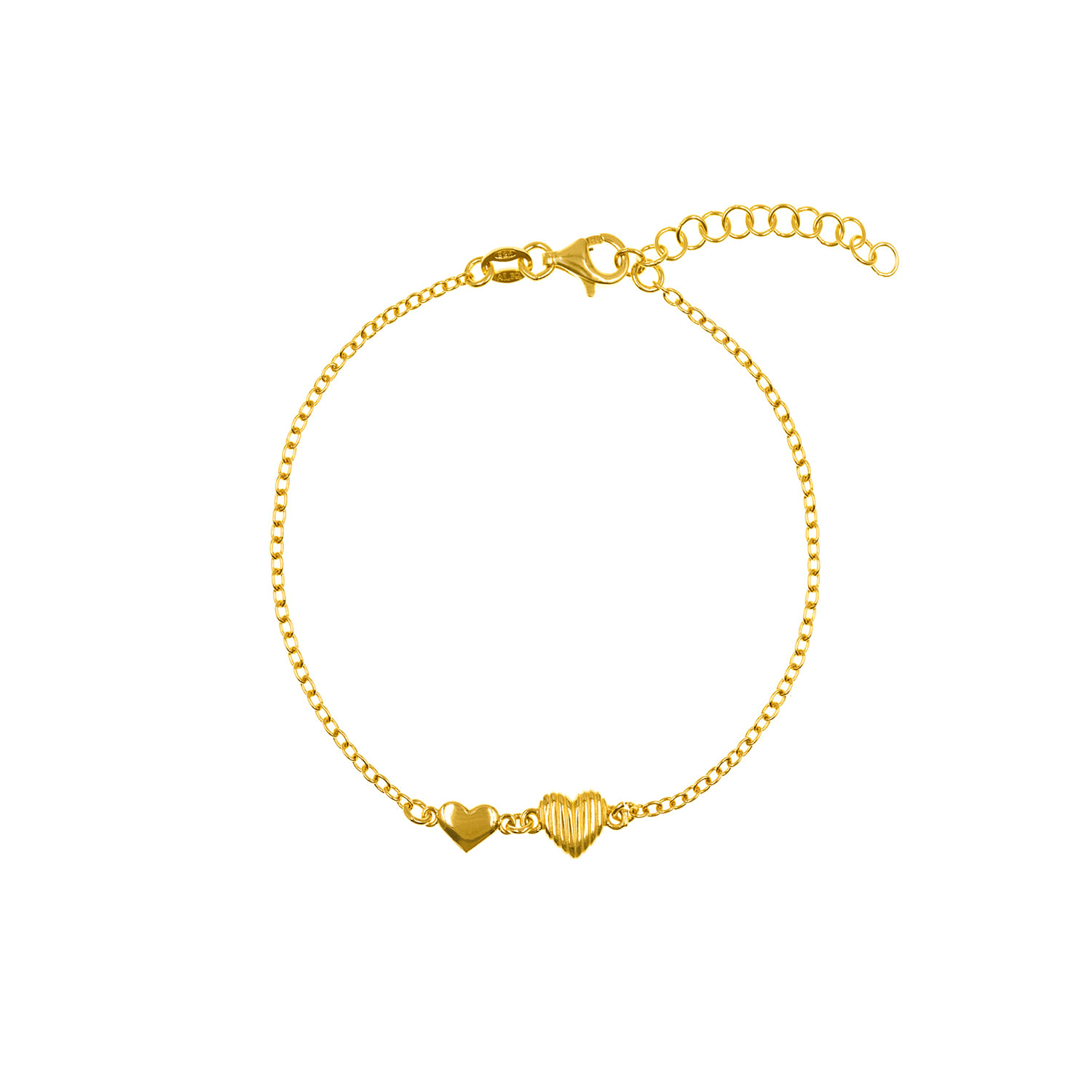 Pulsera Goldensilver Corazón Mujer Baliq