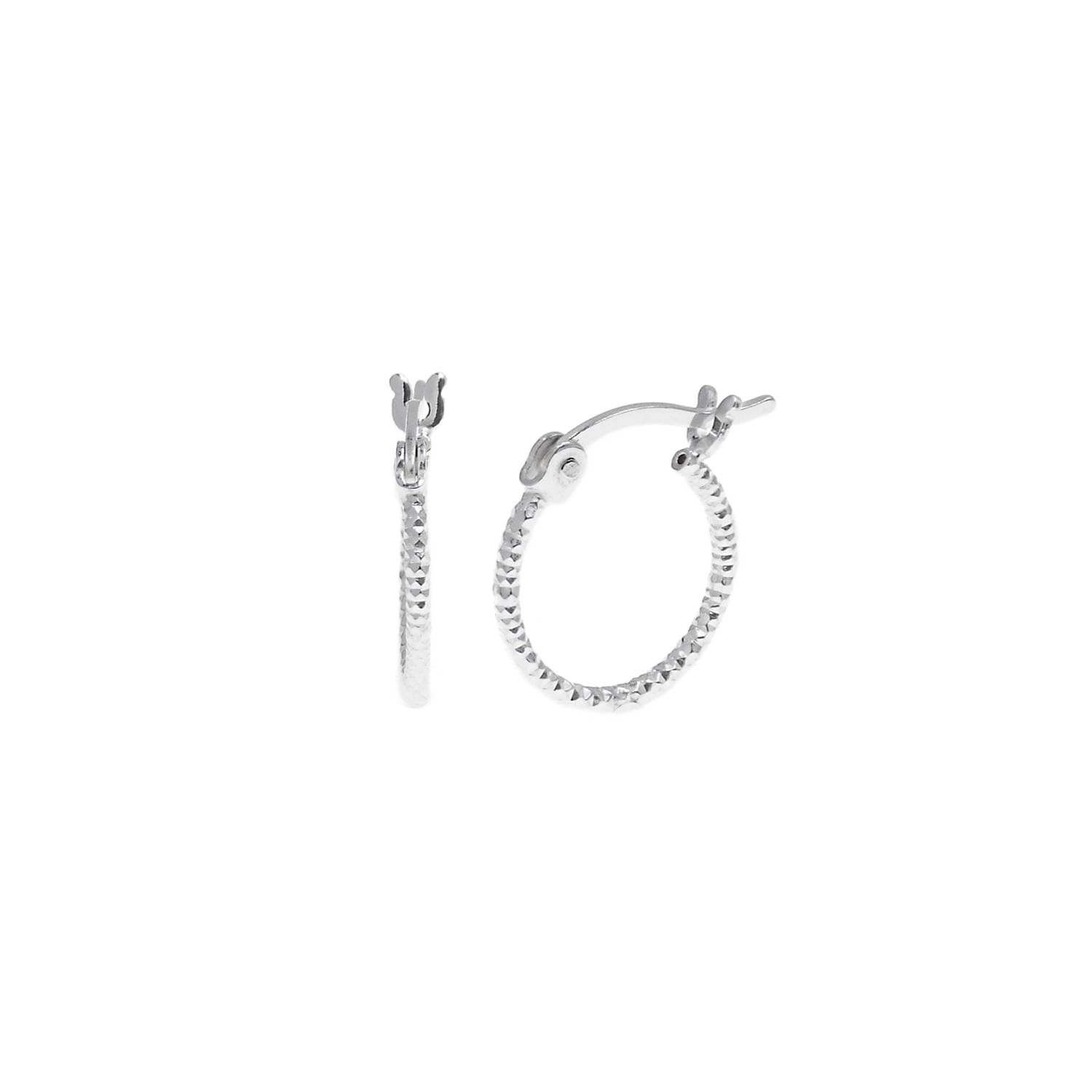 Argollas Plata 925 Martillanda Mujer Baliq