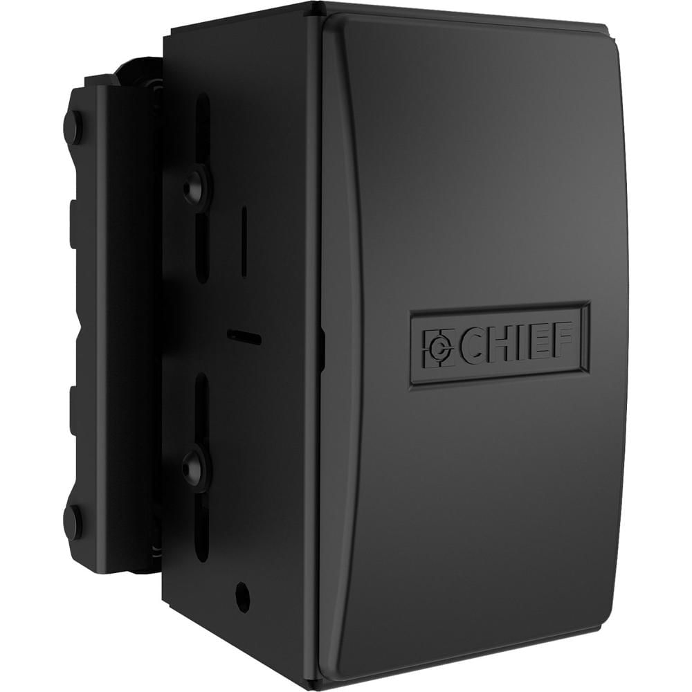 Chief Fusion Caja de Columna Microajustable - Negra, Soporte de Techo, Ajuste de Altura