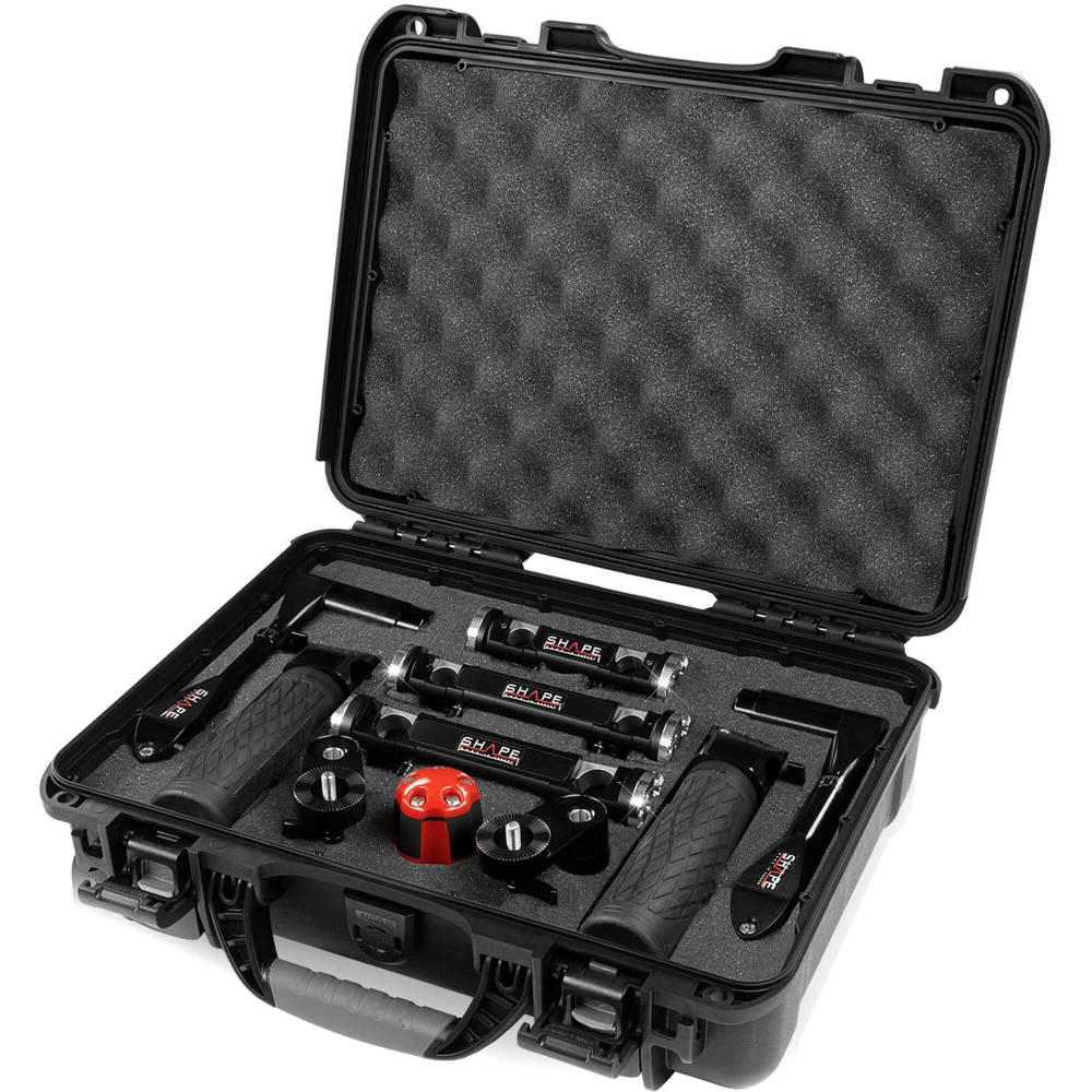 SHAPE Kit de Manijas Telescópicas con Bloques de Varilla (Negro) - Incluye Manijas Ajusta