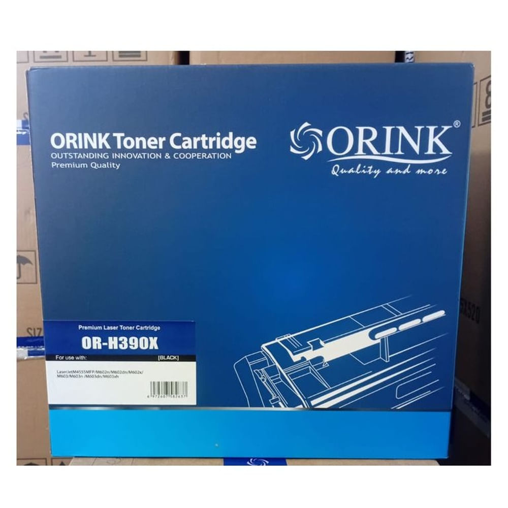 Tóner Compatible Orink H390X Negro Alto Rendimiento Para HP