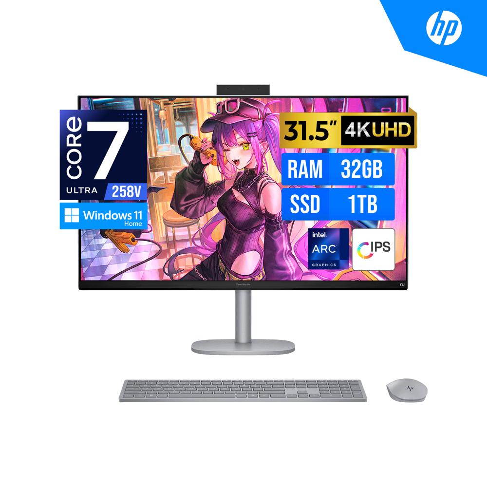 PC Todo en Uno HP OmniStudio X C1271LA 31.5 4K Core Ultra 7 258V 32GB 1TB SSD Windows 11 Home