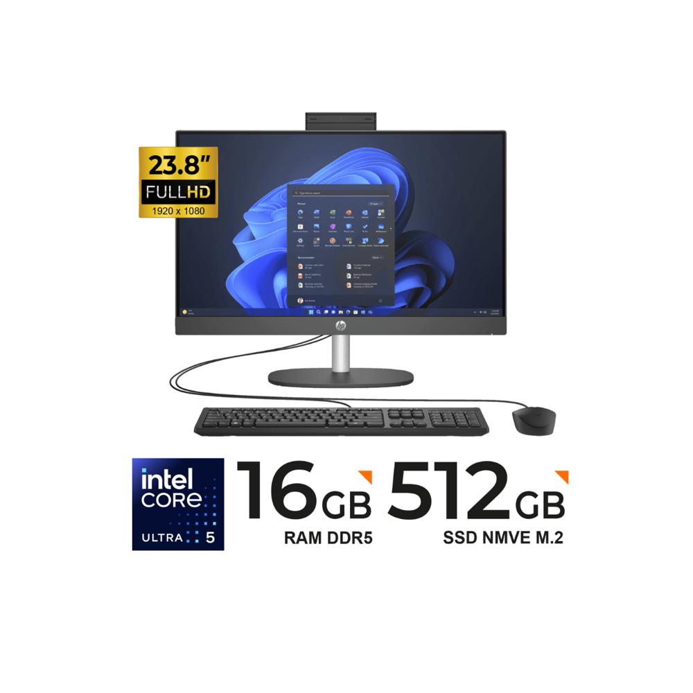 PC TODO EN UNO HP PROONE 240 G10 Ultra 5  125U FHD IPS 23 8   16GB 512GB SSD