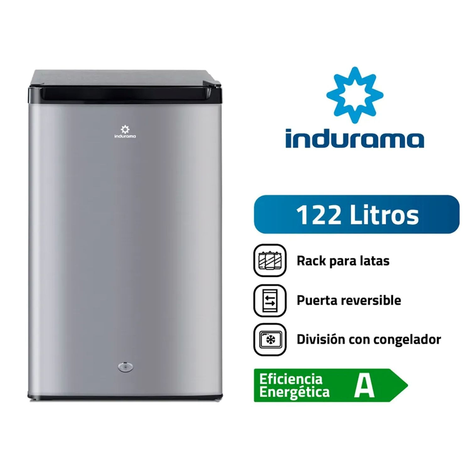 Frigobar Indurama RI-159CR 122 Litros Cromado