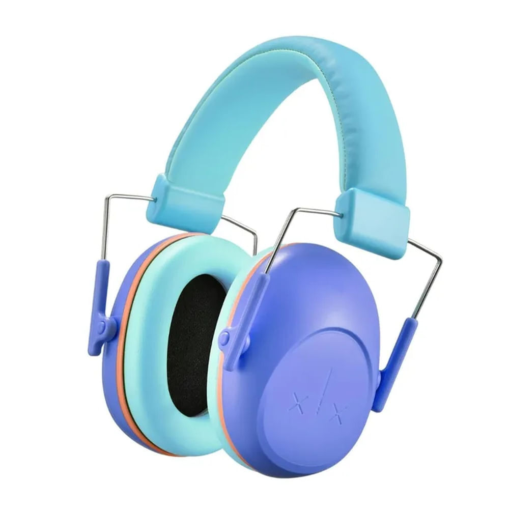 Orejeras Antiruido Orejeras Niños 3-15 años Audífonos Antiruido 28dB Lila Celeste - ONH M Celeste