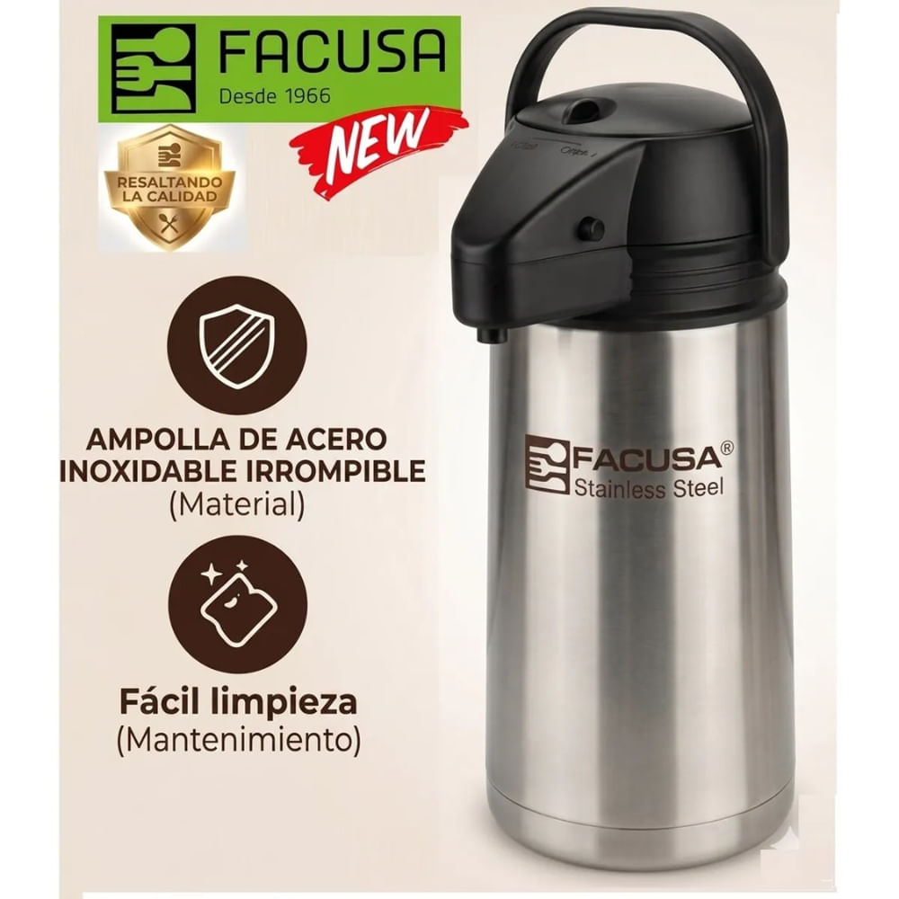 Termo Sifon Marca FACUSA 1.9 LT
