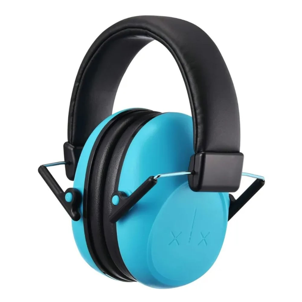 Orejeras Antiruido Orejeras Niños 3-15 años Audífonos Antiruido 28dB Celeste Negro - ONH M Celeste