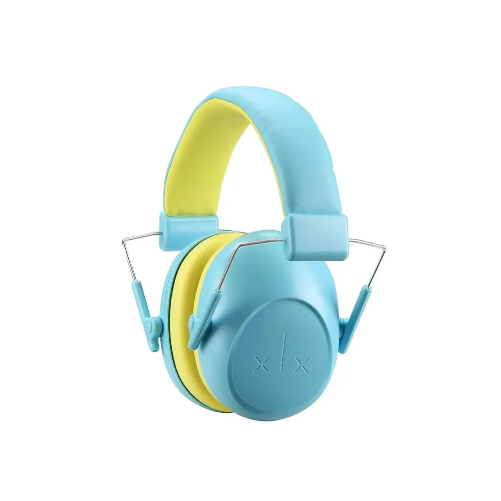 Orejeras Antiruido Orejeras Niños 3-15 años Audifonos Antiruidos 28dB Celeste Amarillo - ONH M Celeste