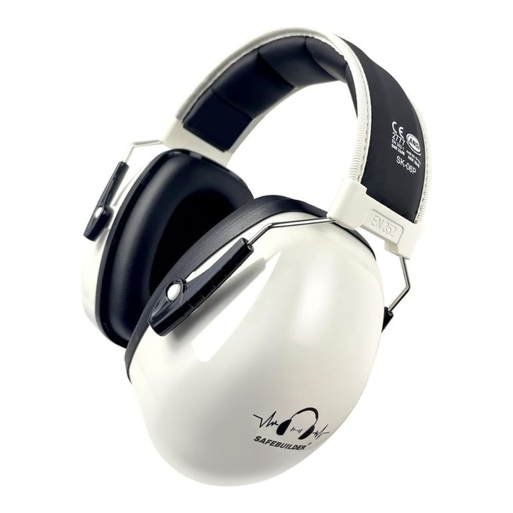 Audífonos Antiruido Orejeras Niño y Joven 4 a 12 años Blanco - Safebuilder M Blanco