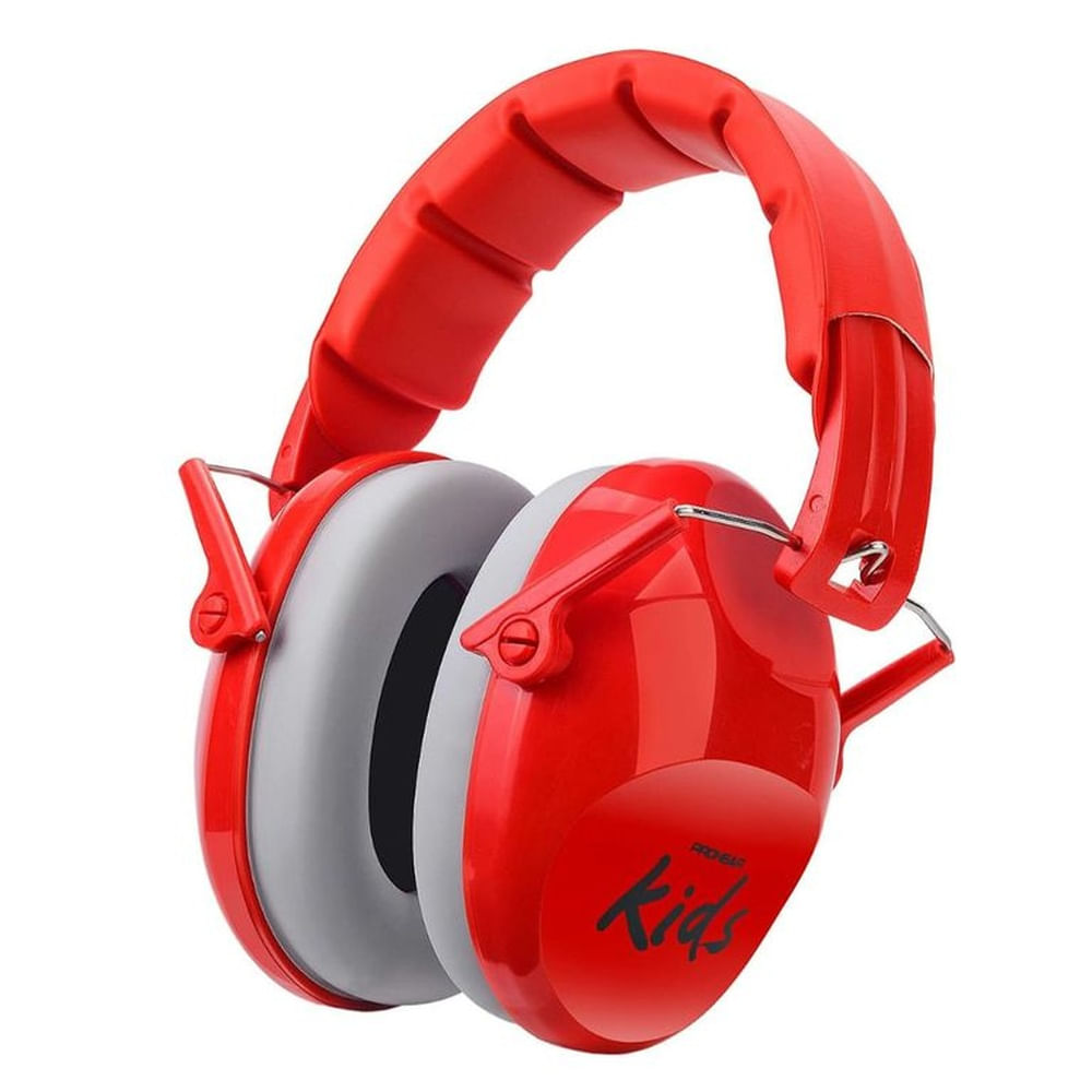 Audifonos Antiruido Orejeras Niños 3-12 años Reducción de Ruido 25dB ROJO Kids - PROHEAR M Rojo