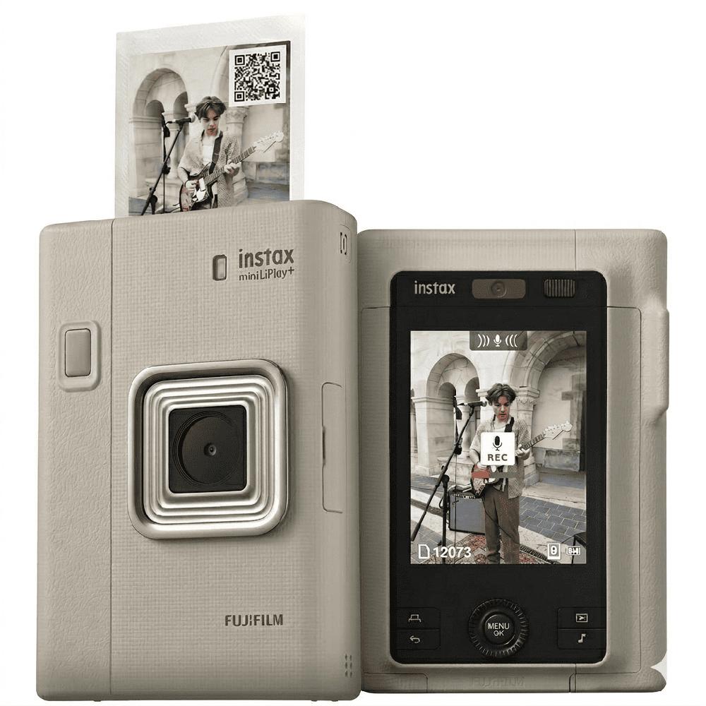Cámara FUJIFILM Hibrida Mini Liplay Plus Sand Beige
