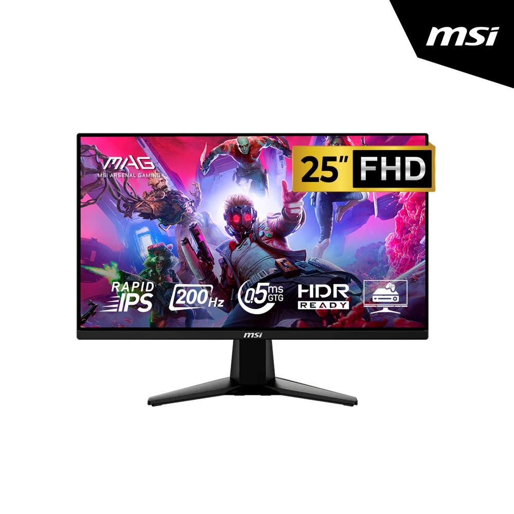 MONITOR MSI MAG 255F E20 24.5  FHD IPS 200HZ 0.5MS HDMI DP