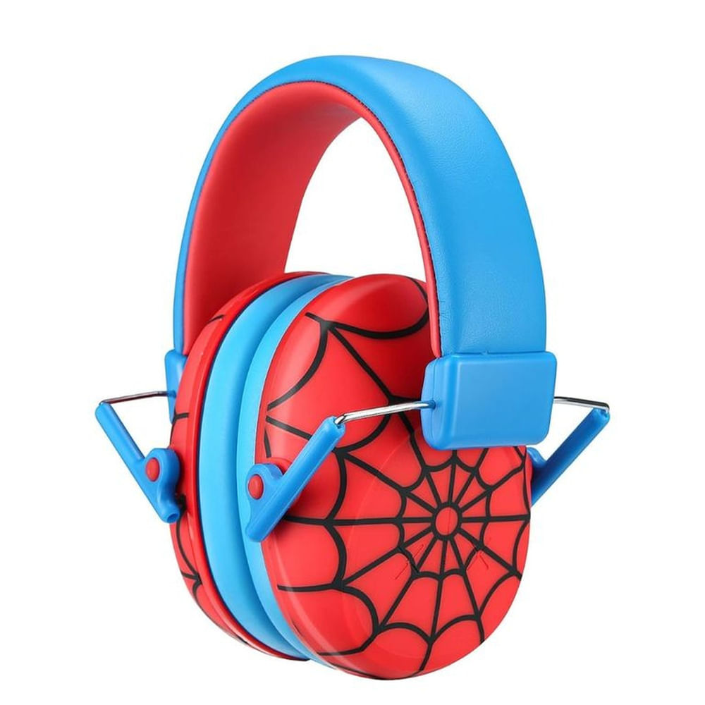 Orejeras ANTIRUIDOS Niños 3-12 años Audifonos Antiruidos 26dB HOMBRE ARAÑA - PROCASE M Rojo