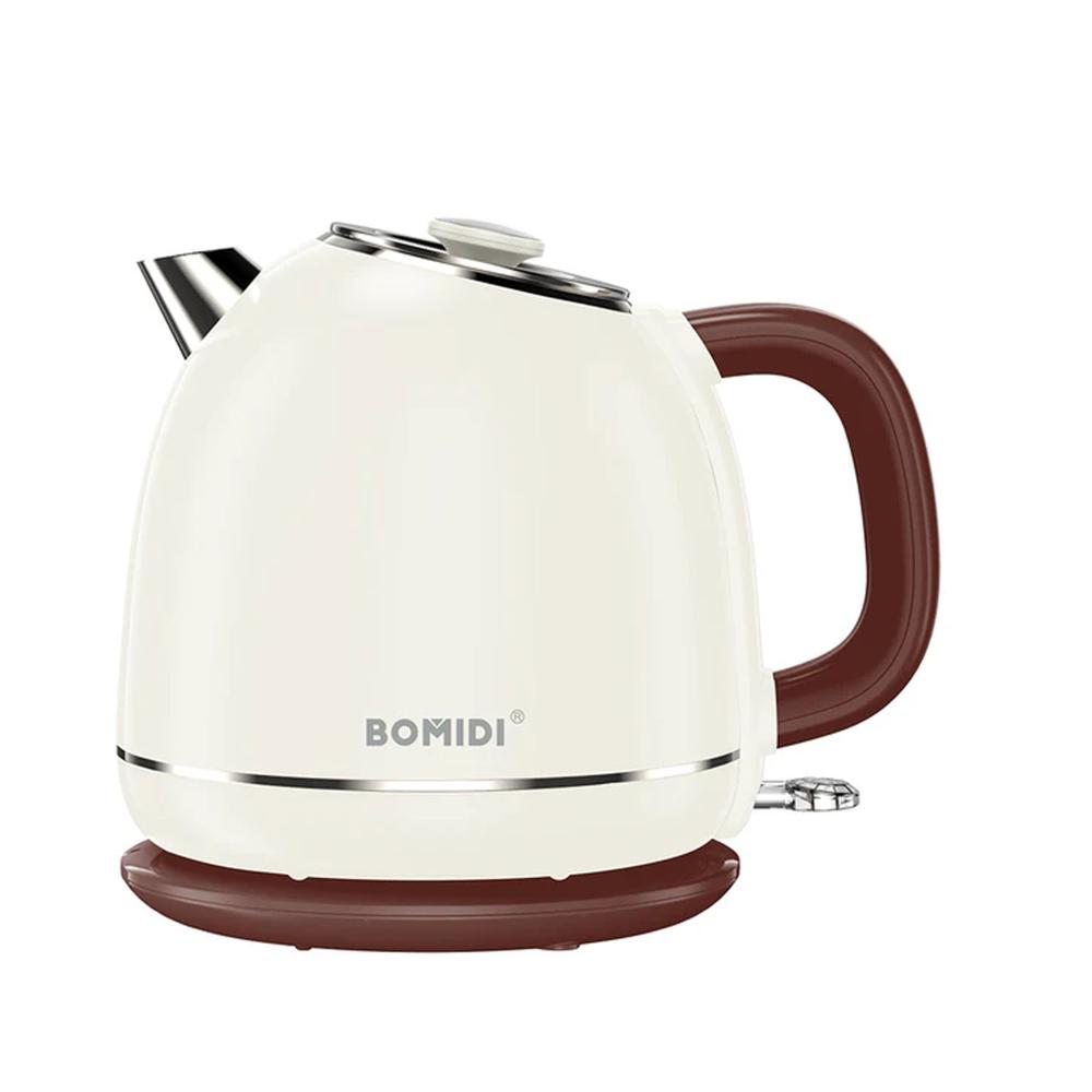 Hervidor Eléctrico Retro Bomidi YD-1831 Beige 1,7L
