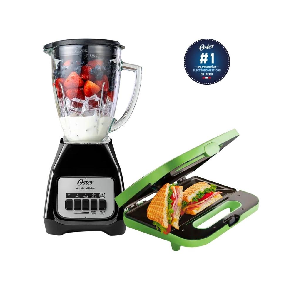 COMBO OSTER Licuadora BLSTKAGBPB - Sandwichera