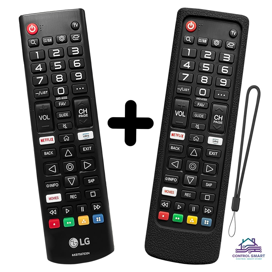 Control Remoto Compatible Para Tv LG Mas Funda Negra