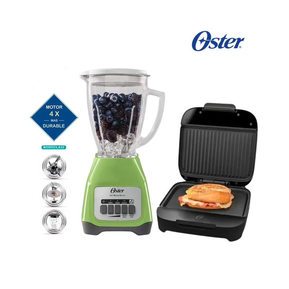 Combo Oster Licuadora 1.5 Lt - Sandwichera CKSTSM400