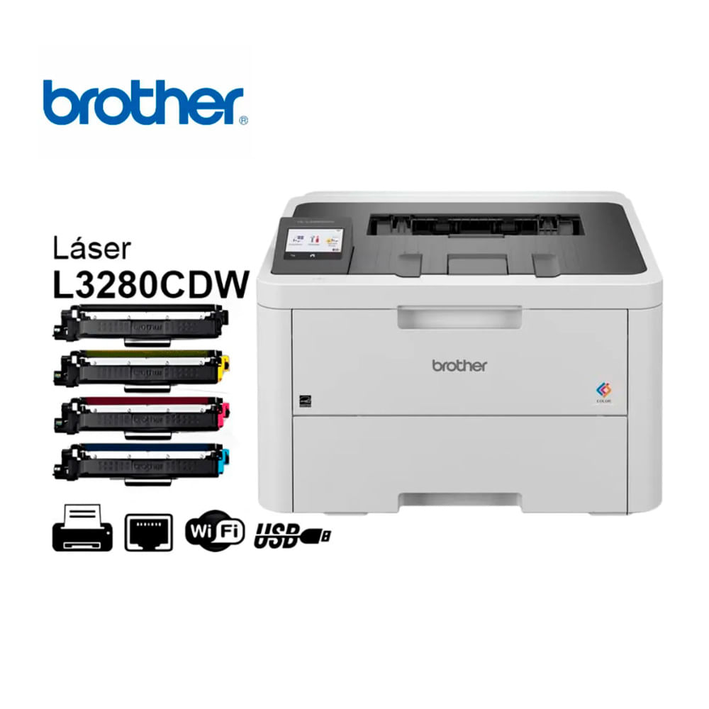 IMPRESORA BROTHER LASER COLOR HL-L3280CDW Wifi