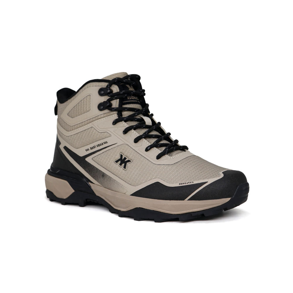 Botines Outdoor Mujer KAIDA 2610-M26Q2 BEIGE-NEGRO 37