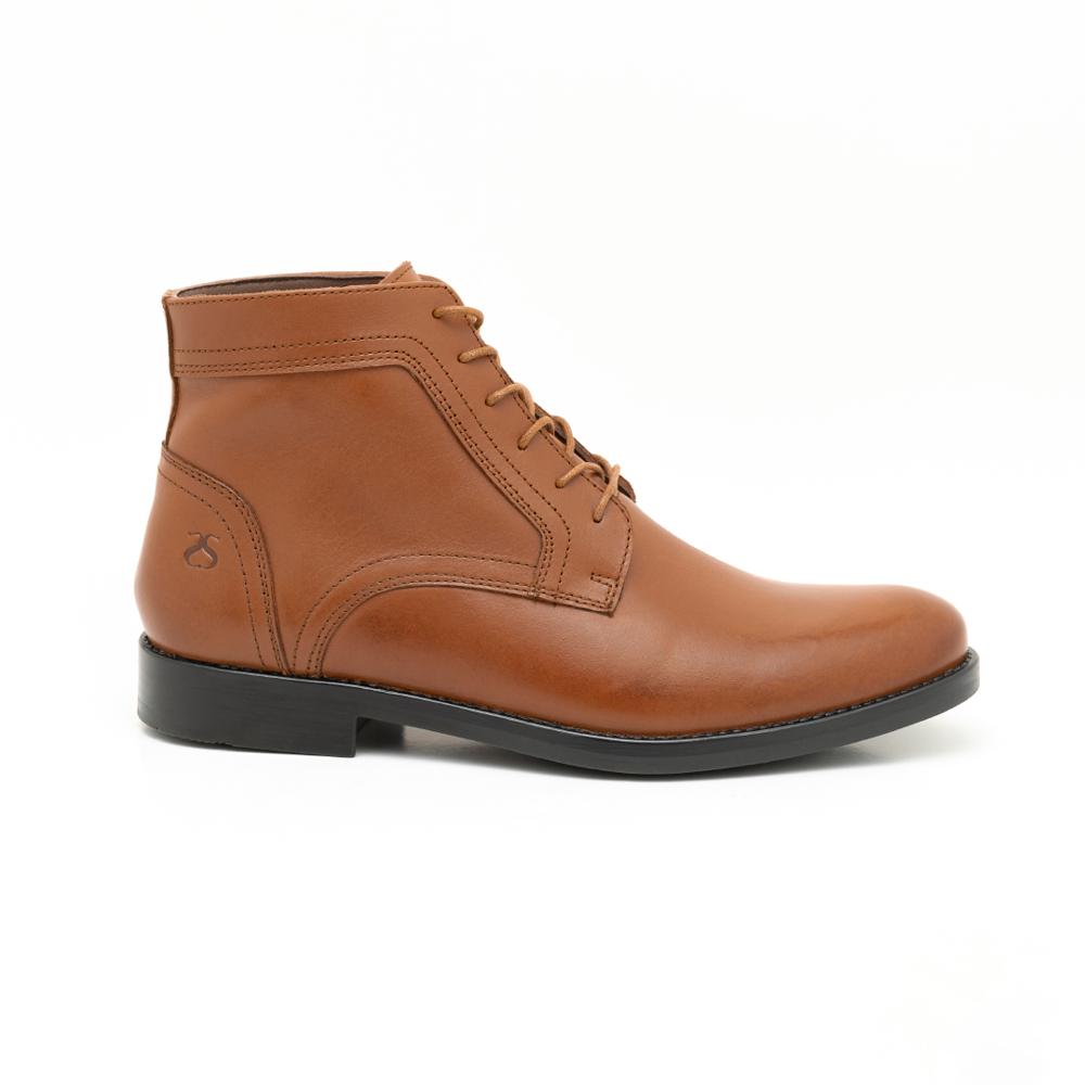 BOTIN HOMBRE CARUSSO T2024 CUERO HABANO Talla 44