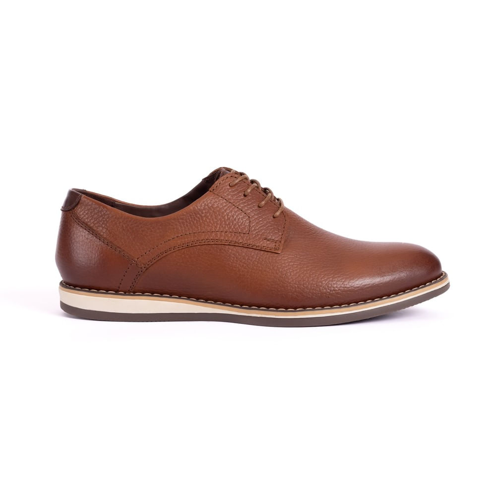 ZAPATO HOMBRE CARUSSO O1011 CUERO HABANO Talla 42