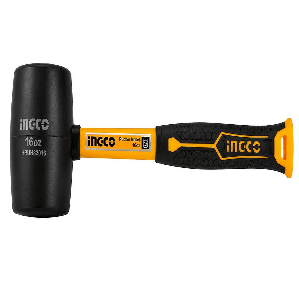 Ingco Mazo de goma 16 oz profesional