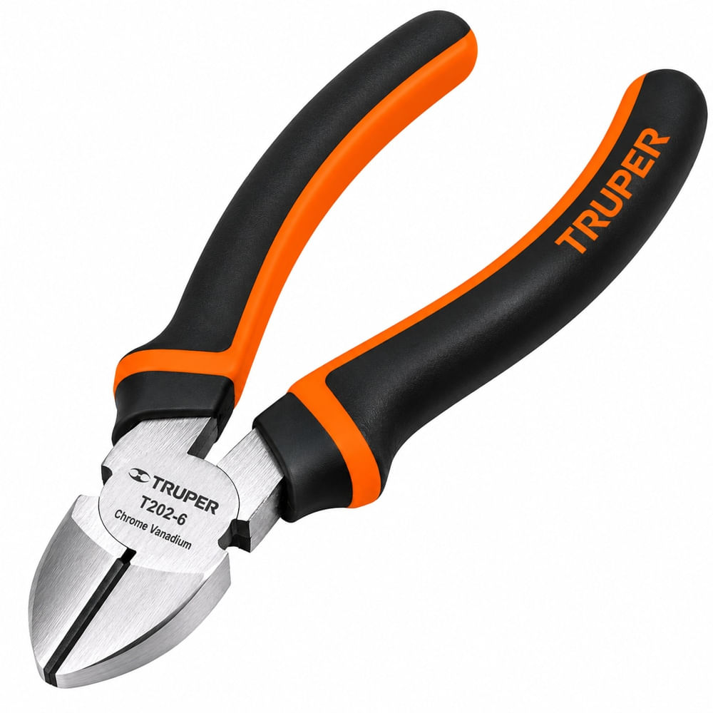 Truper Alicate de corte diagonal 6 púlgadas profesional para electricista