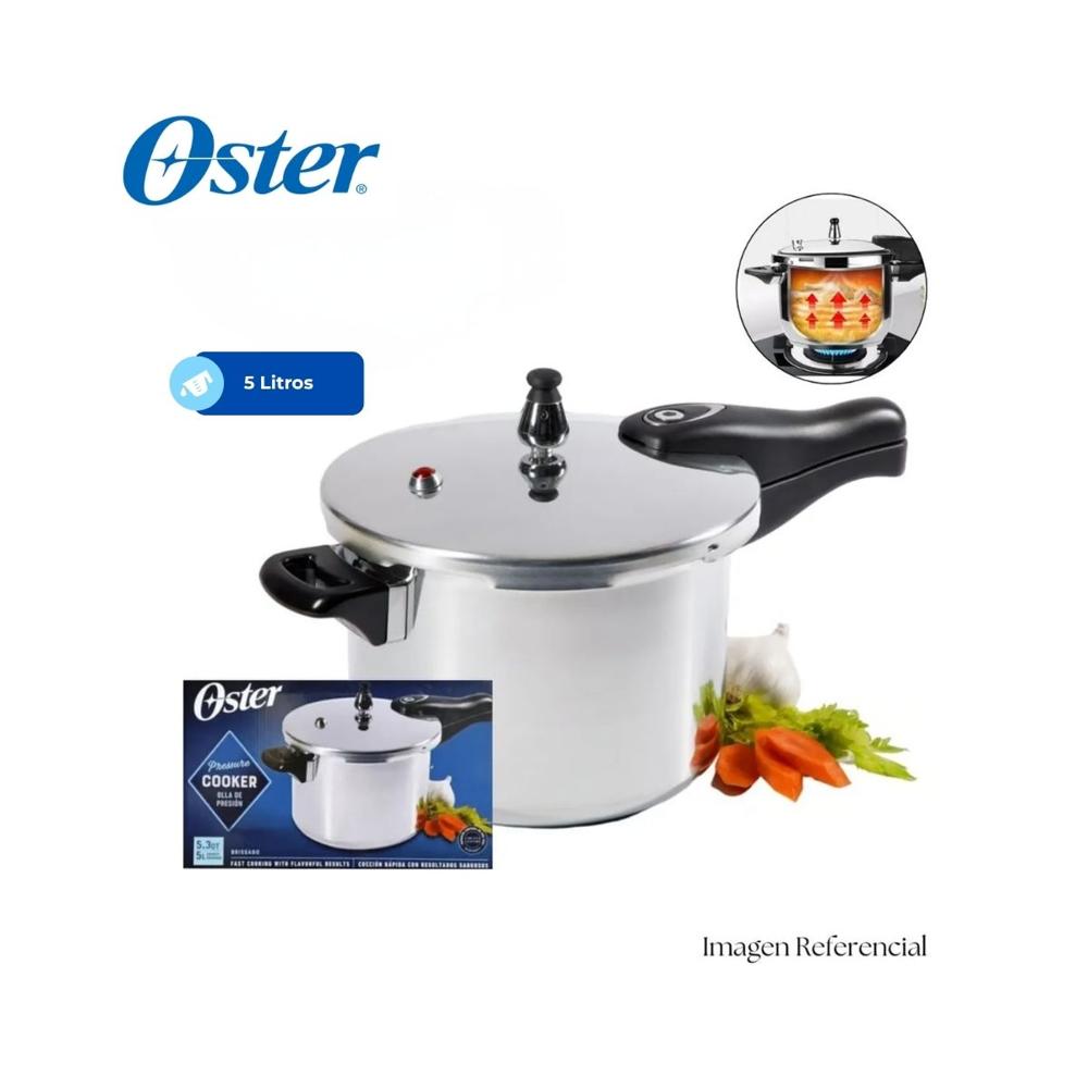 Olla de presión Oster BRISSAGO de 5 litros Con Válvula