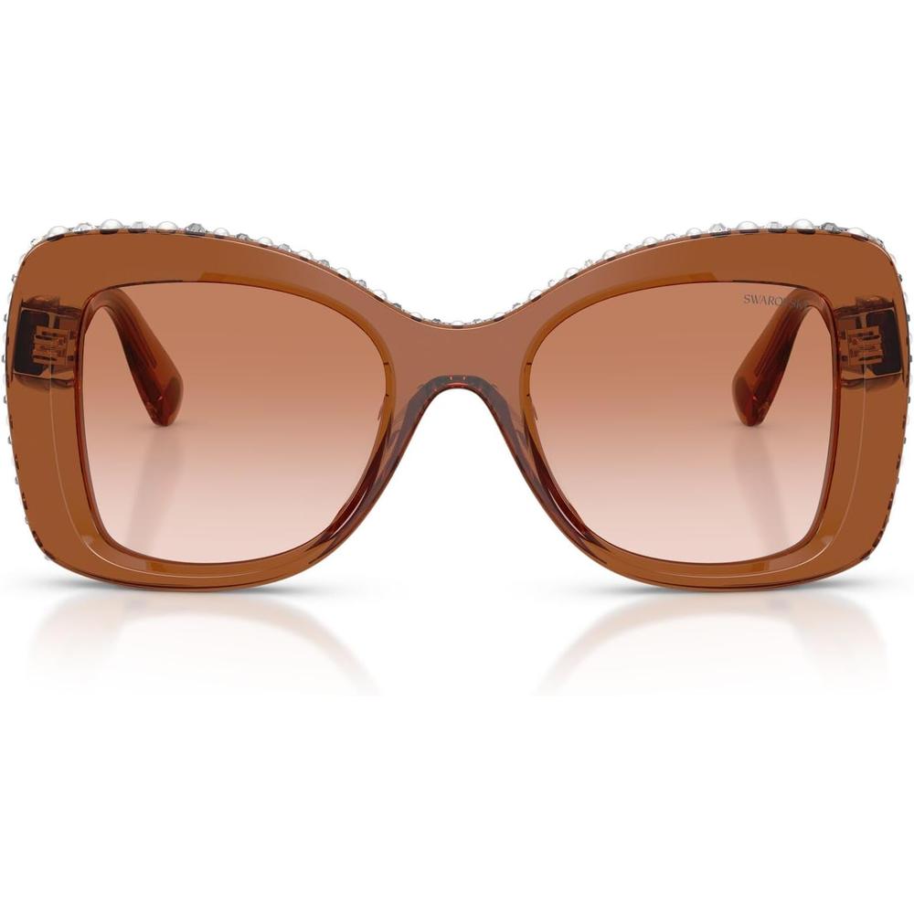 SWAROVSKI LENTES DE SOL MARIPOSA SK6062U 51 MM MUJER | TRANSPARENT BROWN/GRADIENT BROWN