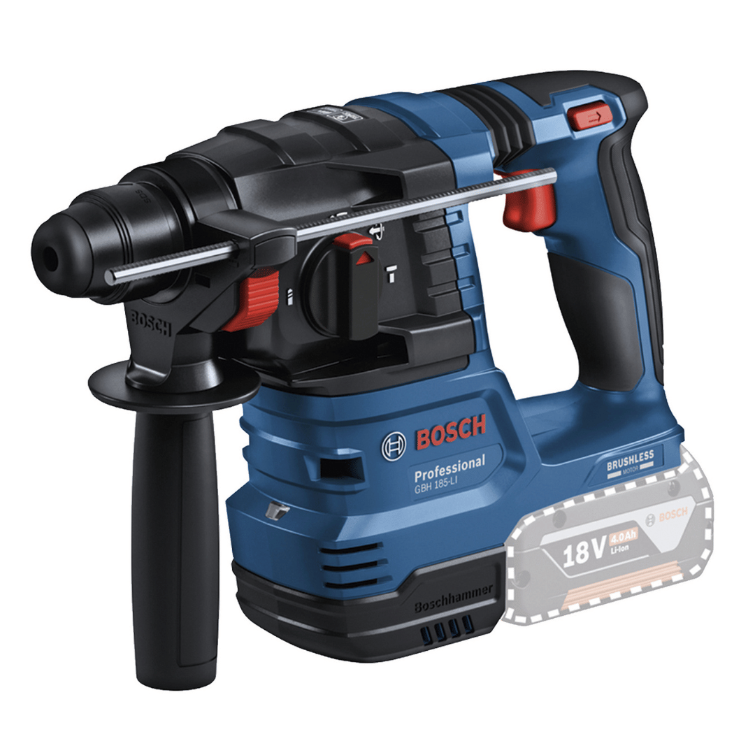 Rotomartillo SDS Plus 18V Brushless 1.9 J Baretool Bosch GBH 185-LI SIN BATERIA
