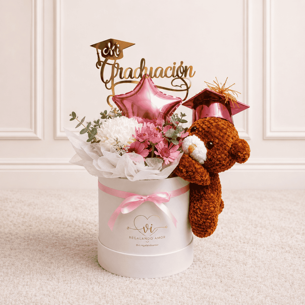Box Aveline - peluche - topper - Graduación
