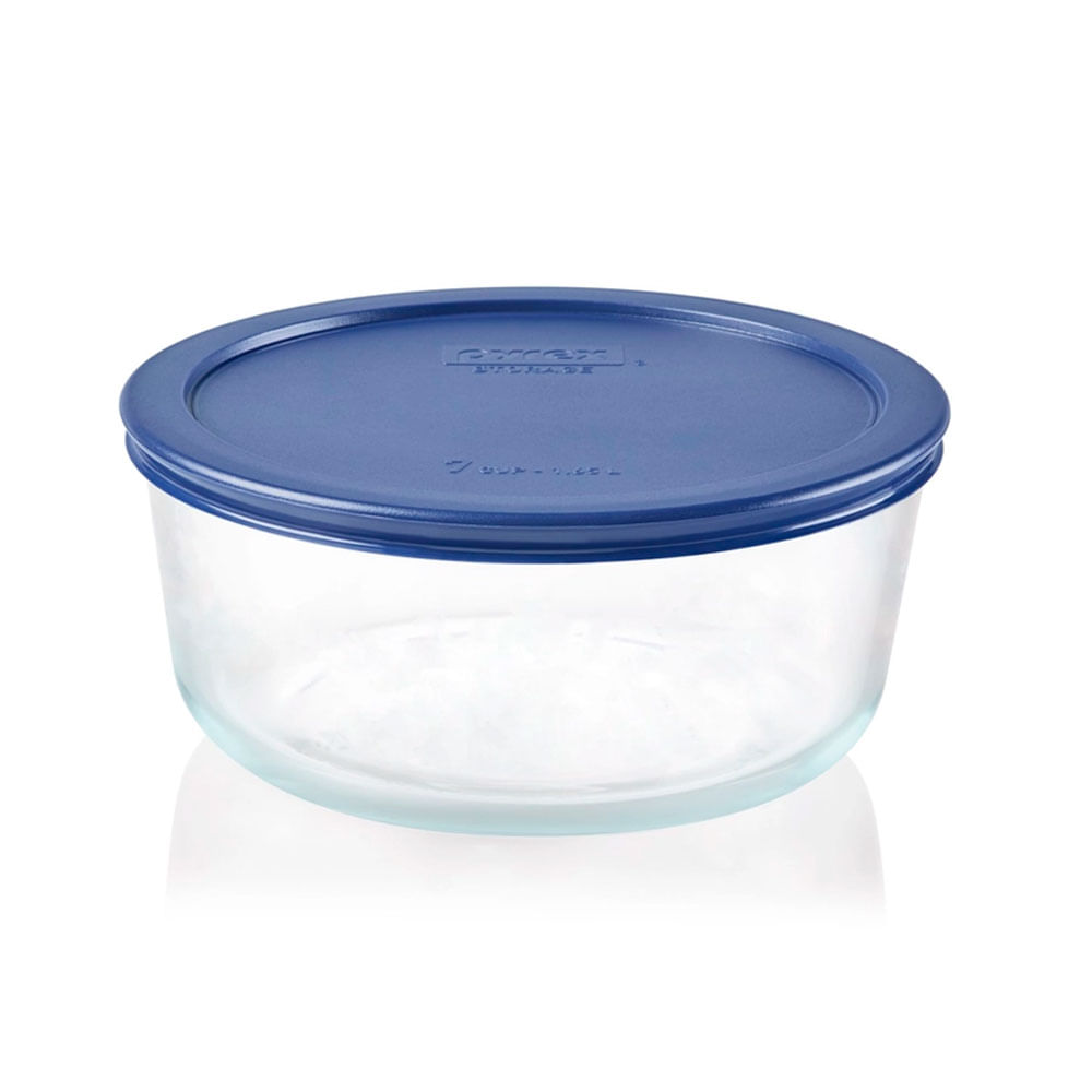 Bowl Pyrex 7 tzas 1.6 LT Tapa Plastica 24117